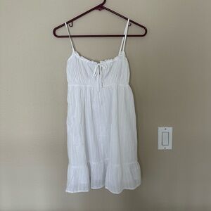 White sun dress